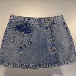 BDG Asymmetrical Jean Skirt